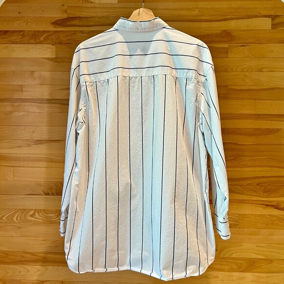 🤍 Babaton by Aritzia – Striped Cotton Poplin Shirt – Size XS (Oversized Fit) - Picture 3 of 7